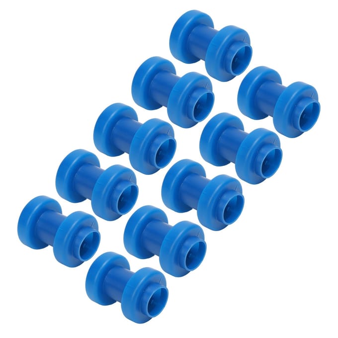 10 stuks Trampoline Omheining Paal Eindkap ABS Trampoline Paal Hoed voor Veiligheidsnet blue