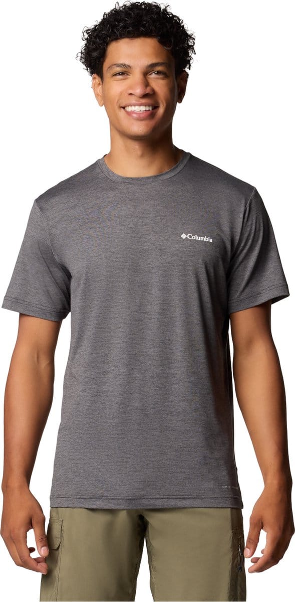 Columbia Kwick Hike Back Graphic SS Tee, Mannen, Zwart, T-shirt, maat: L