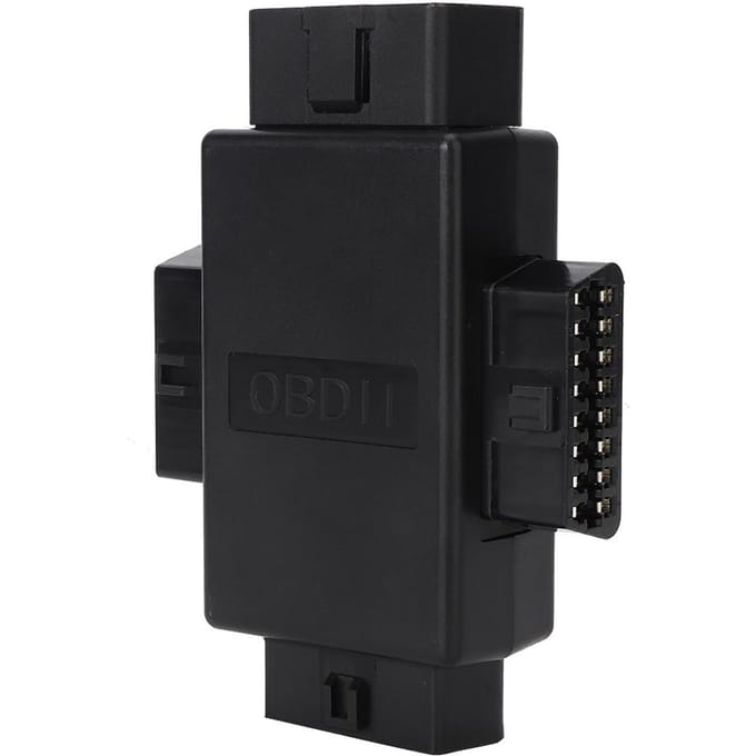 OBD 1 Mannelijk naar 3 Vrouwelijk Adapter 16-pins Connector Plug Universeel Diagnostisch Gereedschap black