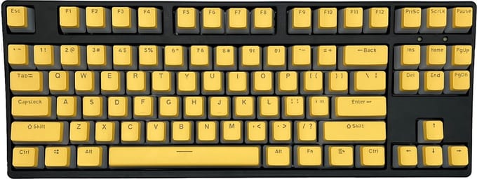 Geel Pudding Keycaps Set - OEM - PBT - Double Shot - 130 Keys