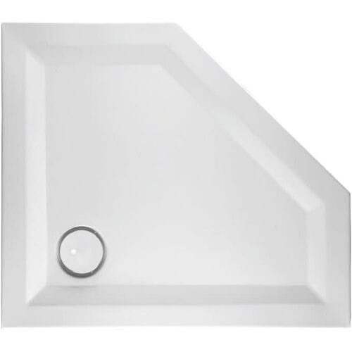 Mauersberger pentagonal shower tray Circi 100 x 90 x 2.5 cm super flat right