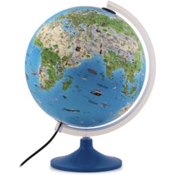 Atmosphere Family Line S wereldbol Blauw Ø30 cm Nederlands