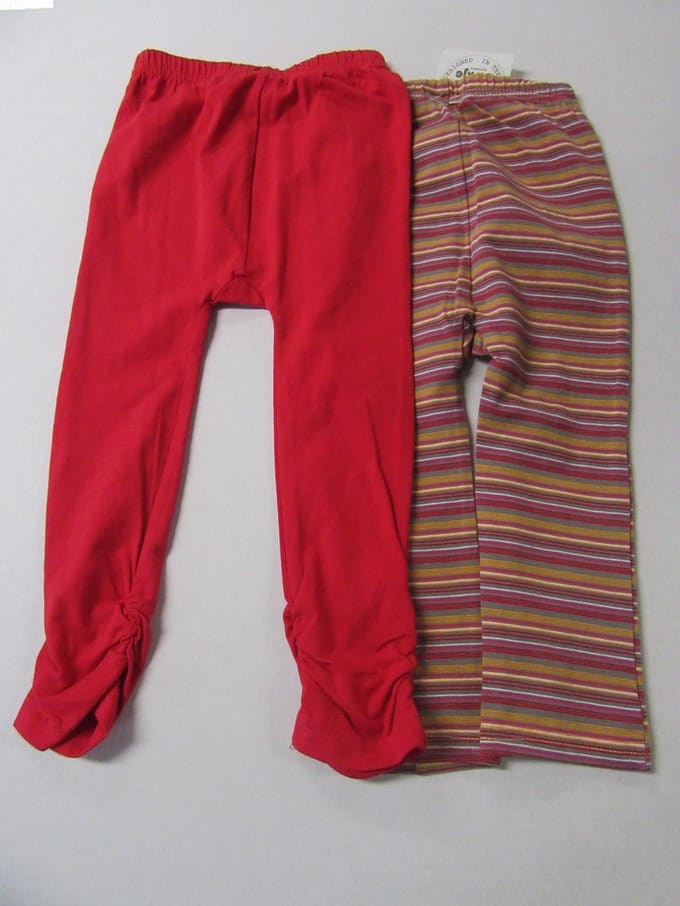 dirkje, meisje , legging set , 1x streepje + 1 x fuchia