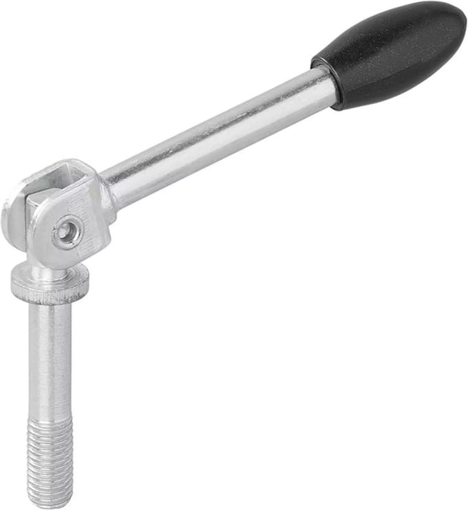 ProPlus Kantelbare spindel voor 48 mm neuswielklem - Gegalvaniseerd ijzer - M12