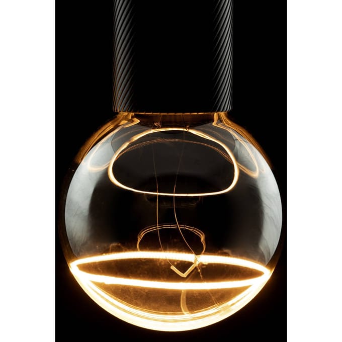 SEGULA LED Illusion bol 95 E27 5W dim rook/helder