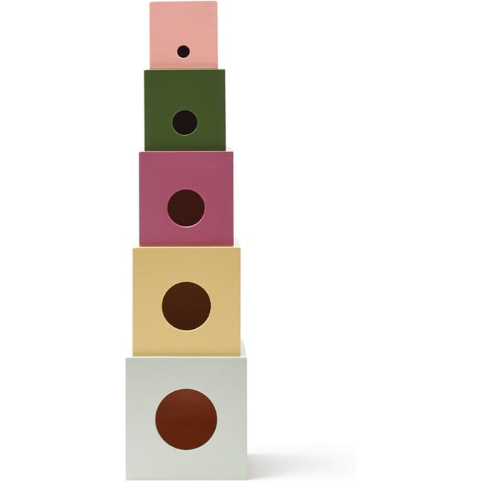 Kids Concept - Edvin - Cubes Wood 5 pcs (1000451)