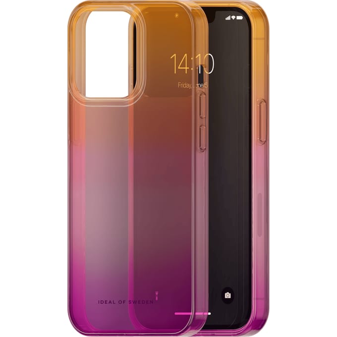 ideal of sweden clear case mid geschikt voor Apple iphone 13 pro vibrant ombre - clear