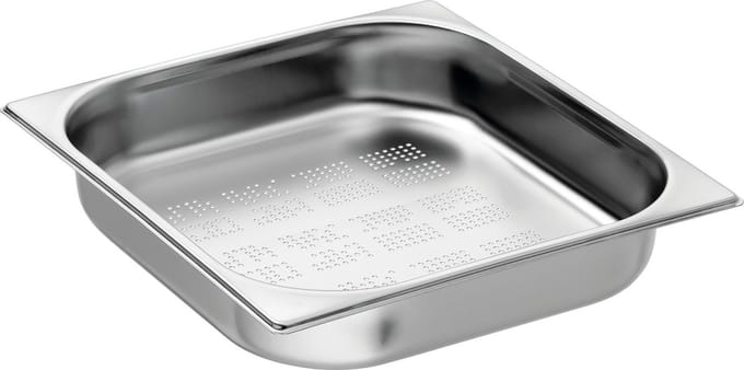 GN-bak | 2/3 GN | 6,5cm hoog | geperforeerd | Bartscher | A103065