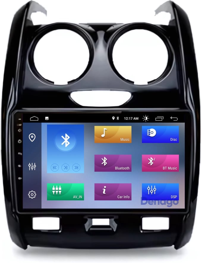 CarPlay autoradio geschikt voor Dacia Duster | 2013 t/m 2017 | Android 13 | Draadloos Apple CarPlay & Android Auto | 2GB + 32GB | QuadCore processor | Denago DNG-A32 | 2025 model | 2013 2014 2015 2016 2017 | Bluetooth & Wifi