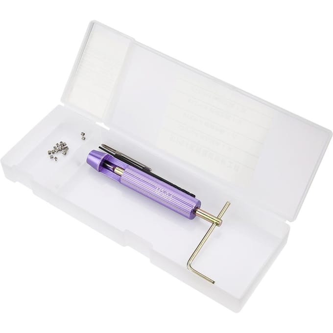 Kit d'installation d'inserts filetés en fil métallique pour outil de réparation de filetages de vis M2*0.4 white