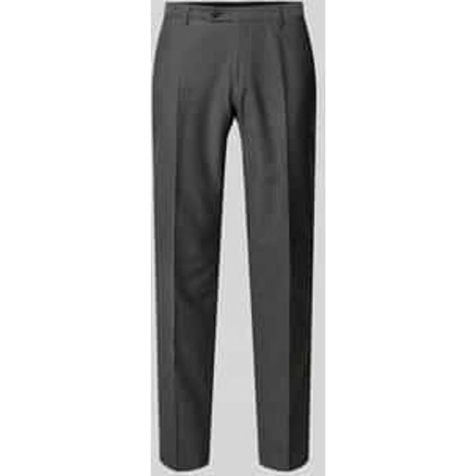 slim fit pantalon met persplooien model 'Cedric'