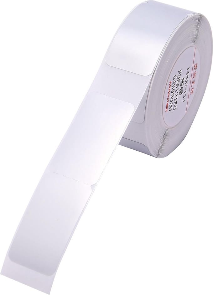 Niimbot - Labels/Etiketten B18/N1 - 14x50mm - 125 vellen - Wit - Thermal Transfer