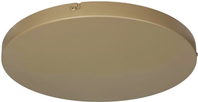 Plafondplaat Ø 50 cm zonder gaten beige