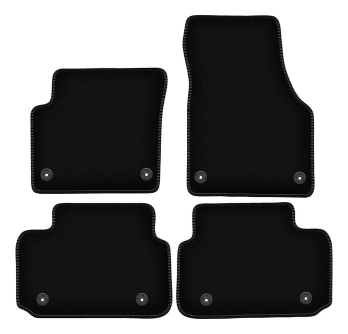 BASIC zwarte veloursmatten voor: Land Rover Discovery Sport SUV (2014-)