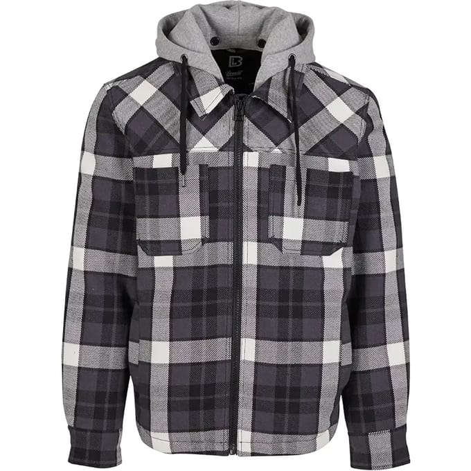 Zippered hoodie overshirt Brandit