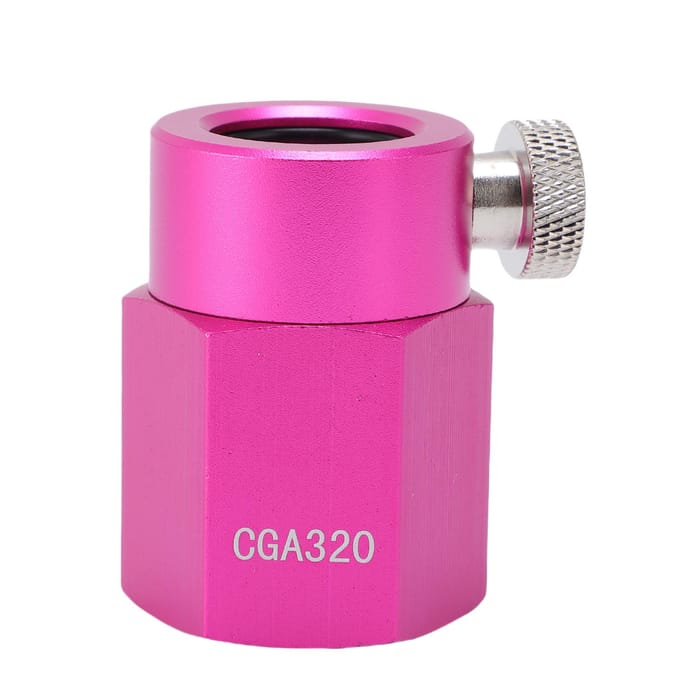 CO2 Navuladapter Snelkoppeling voor Soda Maker Cilinder Bus Tank Connector Kit pink