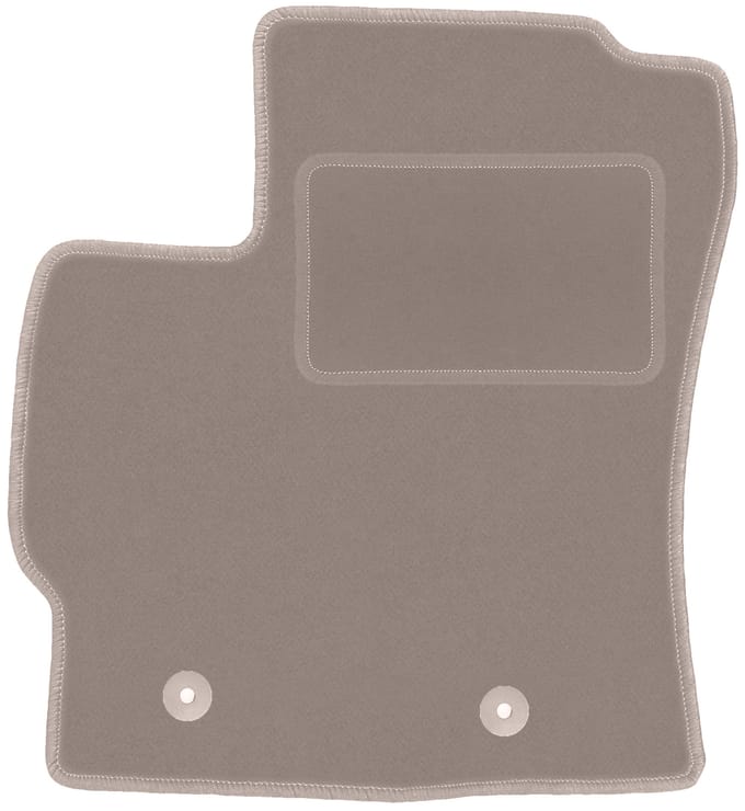 Beige bestuurdersmat voor: Toyota Verso FL minivan (2013-2019)