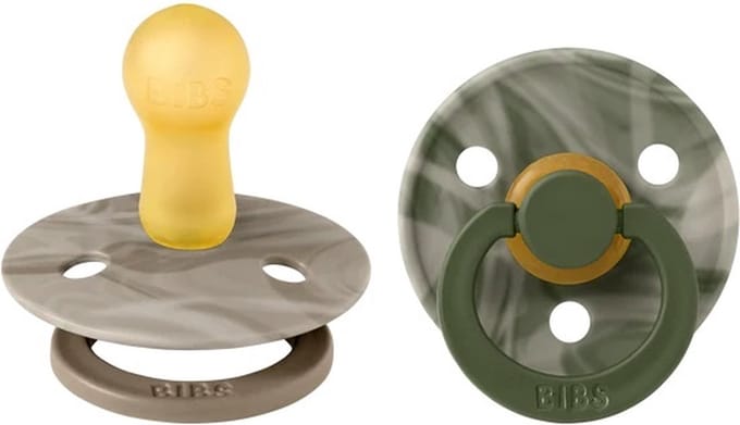 BiBS - Tie Dye - Stage 2 Fopspeen - 2 stuks - Green Mix