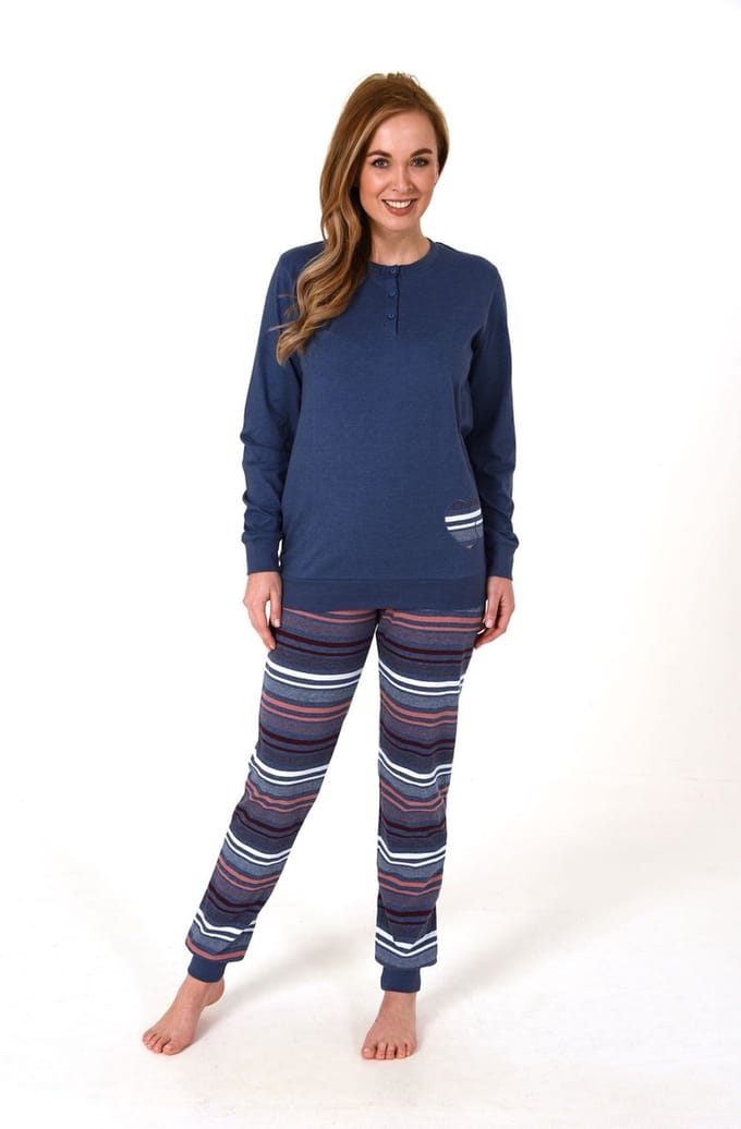 Normann dames pyjama 20190236 - Blauw - S 36/38