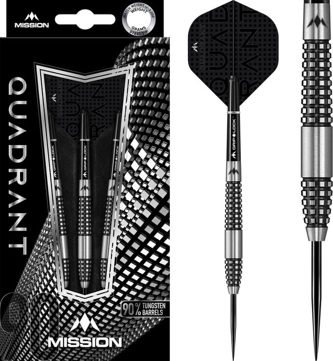 Mission Quadrant M2 90% - Dartpijlen - 24 Gram