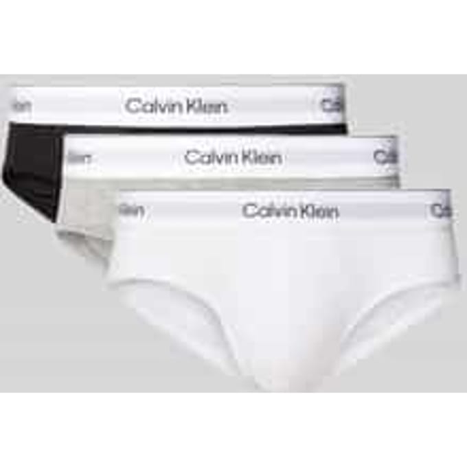 Calvin Klein 3-Pack Heren Slips - Zwart/Grijs/Wit - Maat M