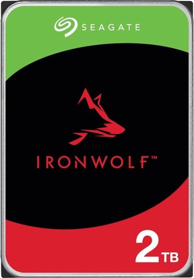 Seagate IronWolf - Interne harde schijf - NAS HDD - 256MB Cache - 2 TB
