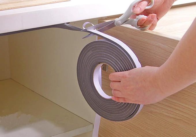 Auto Deur Afdichting Strip - Rubber Afdichting  - Zwart - 5 Meter