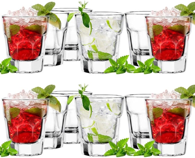 Glasmark Glasmark Shotglaasjes - 24x - Krakau - 40 ml - glas - borrelglazen