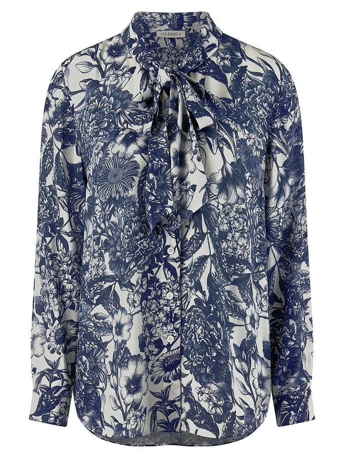 Lange blouse Van Uta Raasch blauw