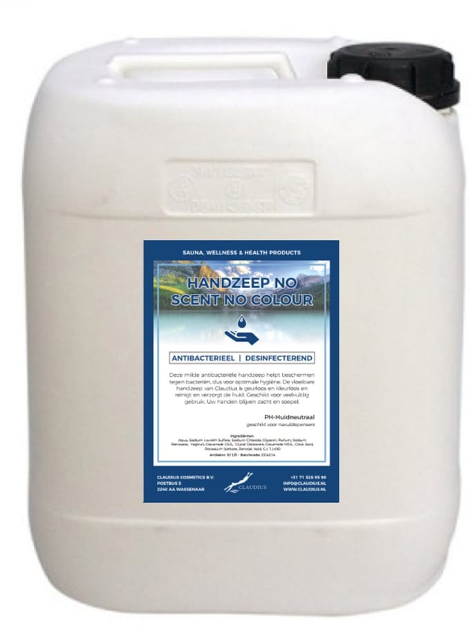 Handzeep No Scent, No Colour 10 liter - navulling
