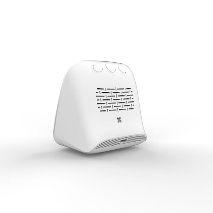 Détecteur Portable USB Rechargeable PM2.5, thermohygromètre multifonctionnel, détecteur d'air domestique et intérieur blanc noir