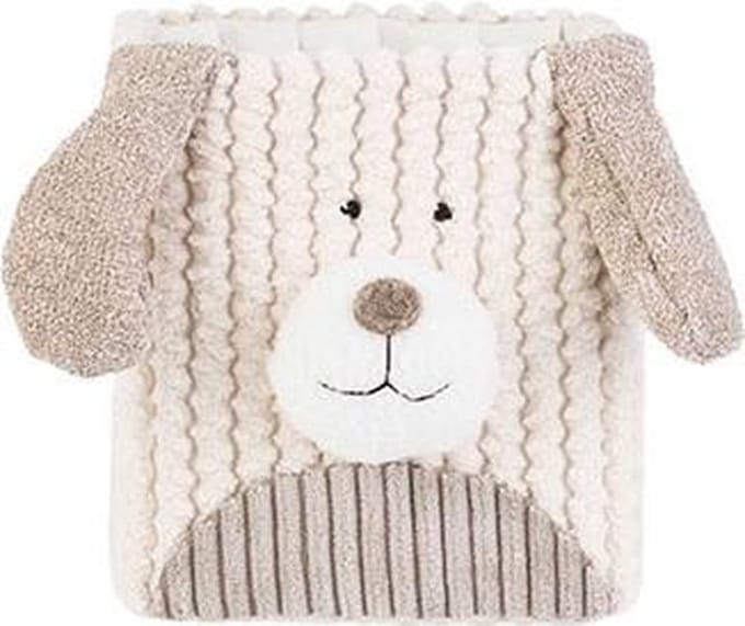Opbergmand Hond - Crème - 13 x 13 x 13,5 cm