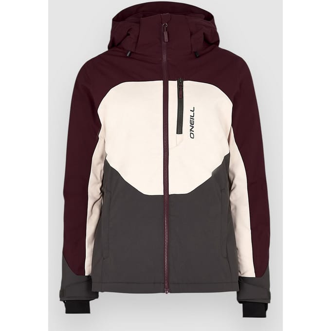 O´neill Carbonite Jas Beige,Rood XS Vrouw