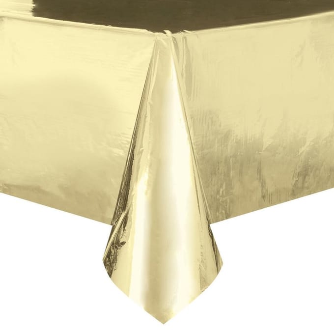 Tafelkleed goud 137x274 cm