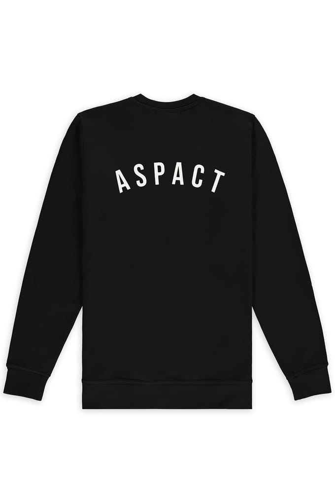 ASPACT Zavi Crewneck Black Taglia: S | Maglioni a maglia Outlet | Unisex | Nero