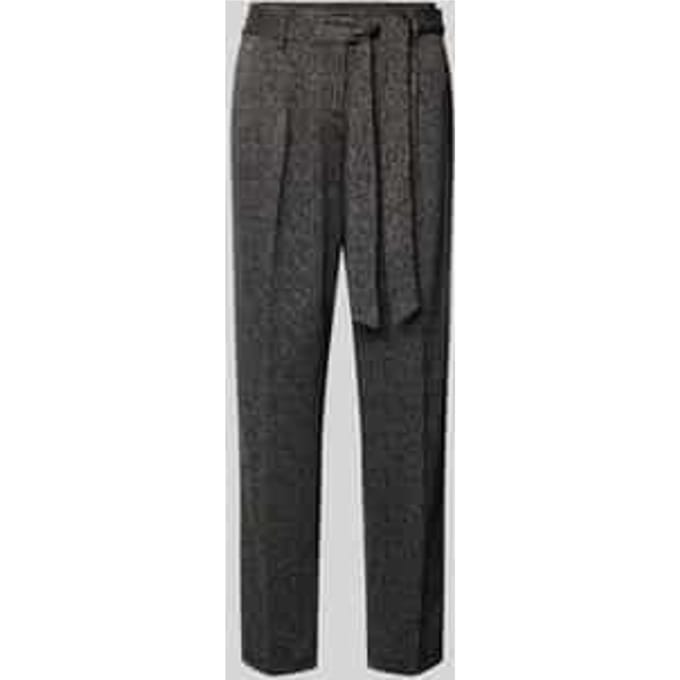 Broek in verkorte pasvorm met knoopsluiting