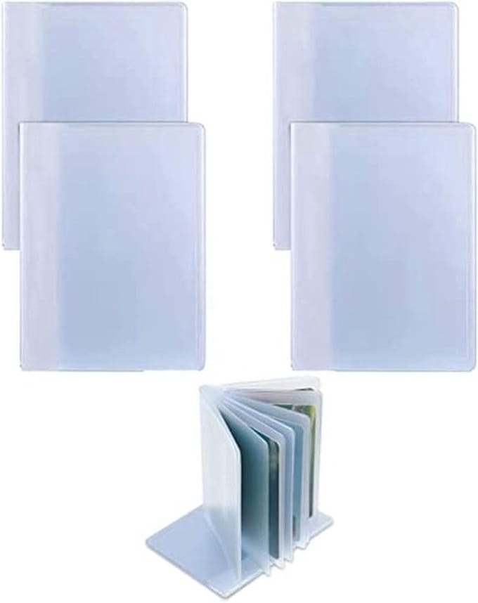 Vt products - Transparante portemonnee inserts - 4 stuks - Geschikt voor creditcard