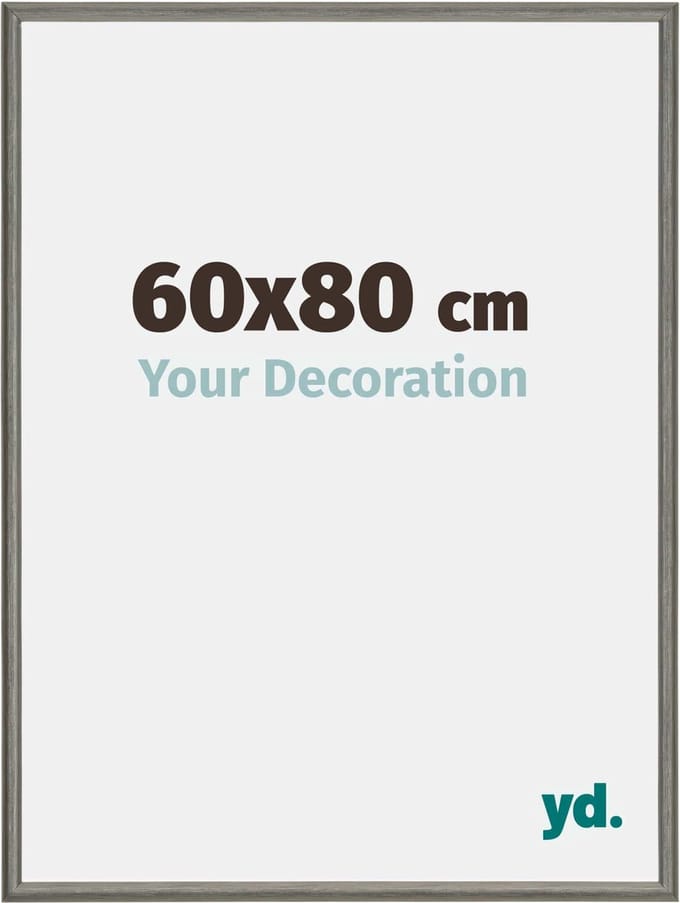 Your Decoration - Fotolijst 60x80 cm - Aluminium - Mercury Structuur - New York