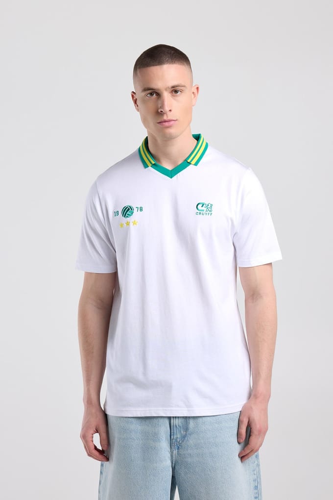 America Today Cruyff Ny Cosmos White Taglia: M | Magliette basic Outlet | Uomo | Bianco