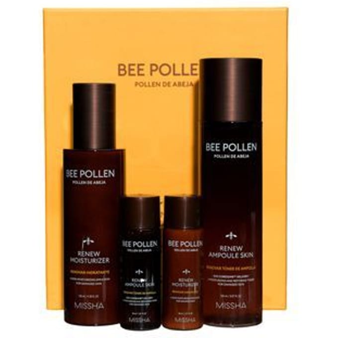 MISSHA - Bee Pollen Renew Skincare Set 4 pcs