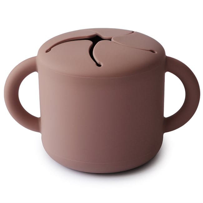 Mushie - Siliconen Snack Cup - Snackcups - Cloudy Mauve