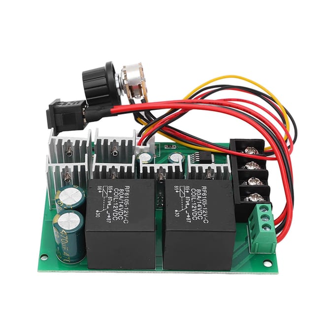 DC Motorregelaar Borstel Snelheidsregeling Instelbare CW CCW Schakelaar Groot Koppel 40A 10?50V