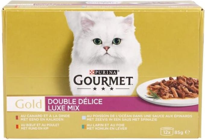 4x GOURMET Gold luxe mix 12x 85g