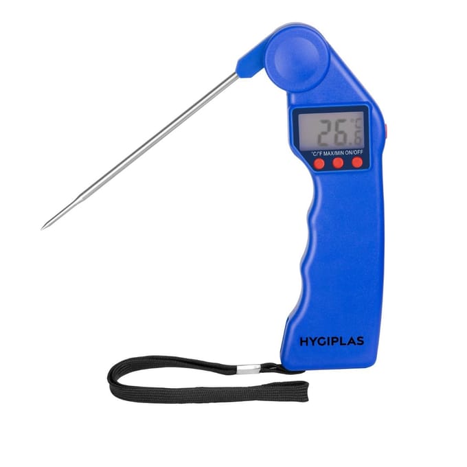 Hygiplas Easytemp Kleurgecodeerde Blauwe Thermometer - Hygiplas FX146 - Horeca & Professioneel