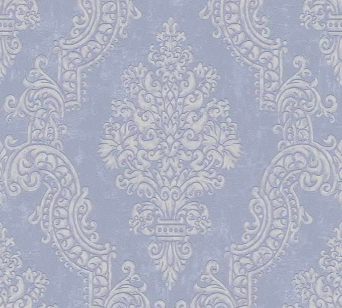 BAROK ORNAMENTEN BEHANG | Klassiek - Violet Zilver - A.S. Création Pure Elegance