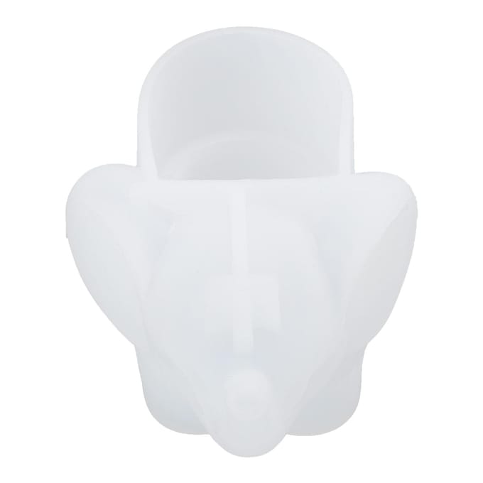 Epoxy Vorm Olifant Vorm Kristal Siliconen Gietvorm DIY 3D Opslag Decoratie Ornament white