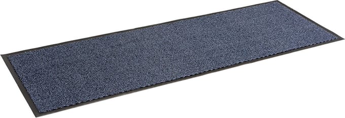 Rubbermagazijn - Deurmat voor binnen 60 x 180 cm - Blauw