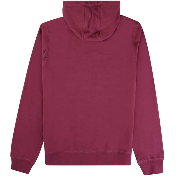 Aquascutum Active Big Logo Burgundy Hoodie