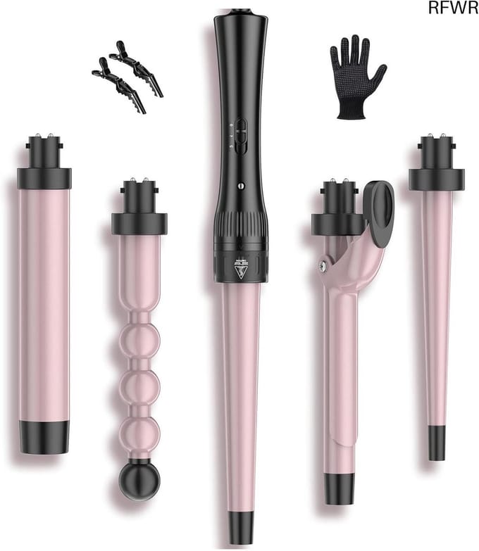 RFWR® Multifunctionele 5-in-1 Krultangset voor Diverse Krulstijlen