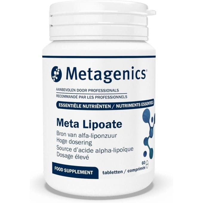 Meta Lipoate Nieuwe Formule 60 Tabletten